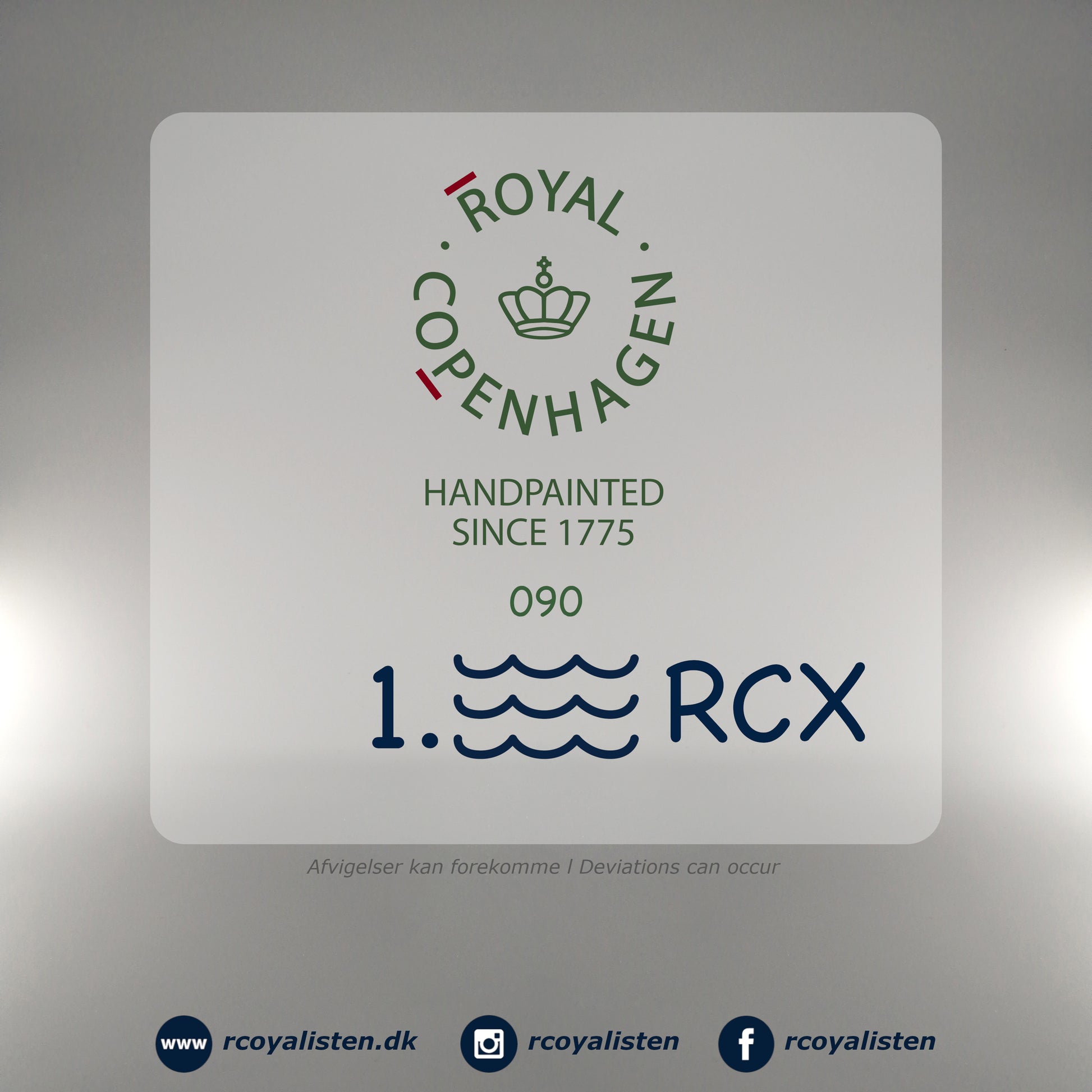 Royal Copenhagen Sort Musselmalet Riflet Højhankskop (33 cl) - RCoyalisten.dk