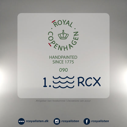 Royal Copenhagen Sort Musselmalet Riflet Højhankskop (33 cl) - RCoyalisten.dk