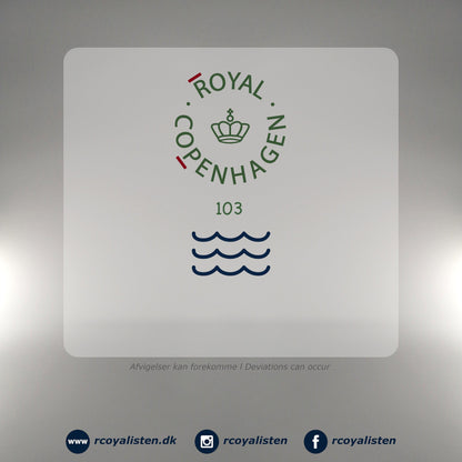 Royal Copenhagen Hvid Facet Krus (33 cl) - RCoyalisten.dk