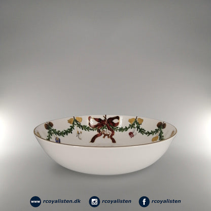 Royal Copenhagen Stjerne Riflet Jul Skål (24 cm / 175 cl) - RCoyalisten.dk