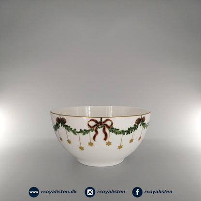 Royal Copenhagen Stjerne Riflet Jul Skål (18 cm / 180 cl) - RCoyalisten.dk