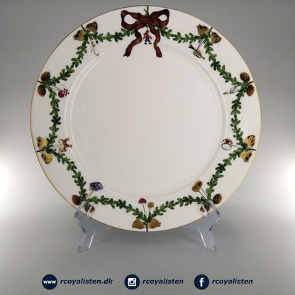 Royal Copenhagen Stjerne Riflet Jul Tallerken (27 cm) - RCoyalisten.dk