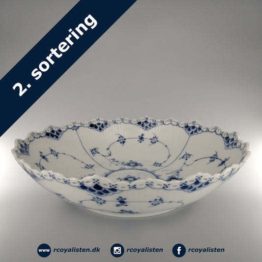 Blue Fluted Full Lace Bowl (28 cm / 180 cl)