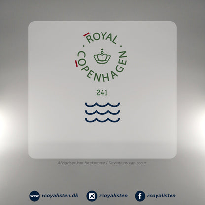 Royal Copenhagen Hvid Riflet Opbevaringskrukke (7 cm / 33 cl) - RCoyalisten.dk