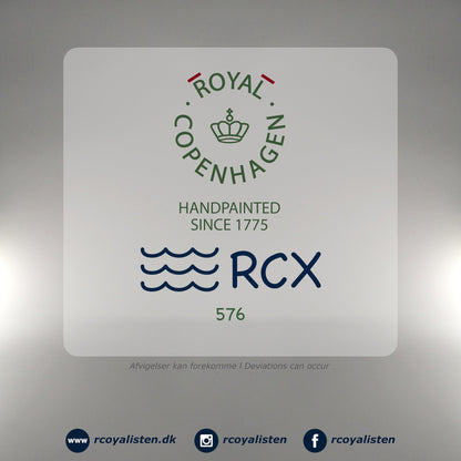 Royal Copenhagen Sort Mega Riflet Skål (9 cm / 22 cl) - RCoyalisten.dk