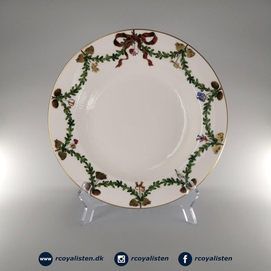 Royal Copenhagen Stjerne Riflet Jul Dyb Tallerken (24 cm) - RCoyalisten.dk