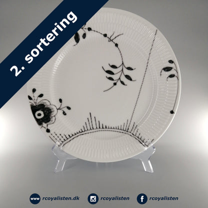 Royal Copenhagen Sort Mega Riflet Tallerken #2 (27 cm) - RCoyalisten.dk