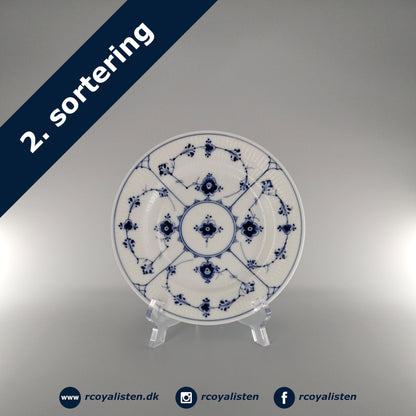 Royal Copenhagen Musselmalet Riflet Tallerken (17 cm) - RCoyalisten.dk